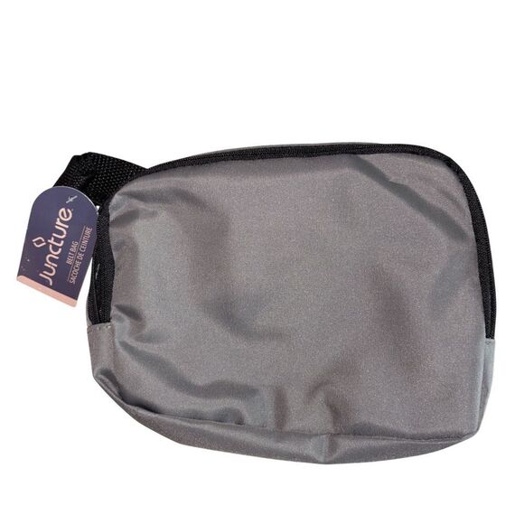 Nwt Juncture Gray and Black Pouch - Picture 1 of 2